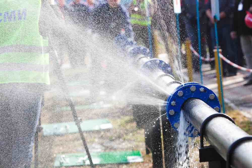 Fugas de agua en tuberías en Algámitas